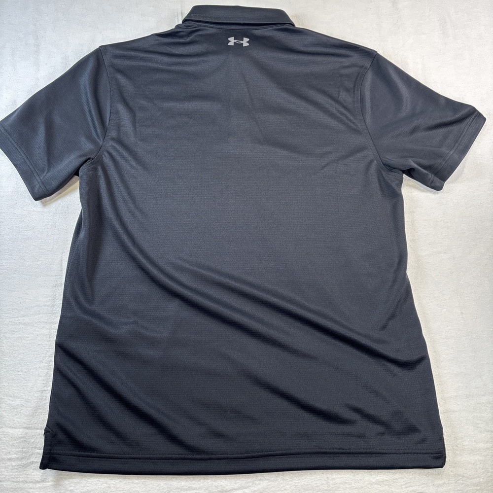 Under Armour Men's Polo Shirt Large Black Short Sleeve - Picture 8 of 11